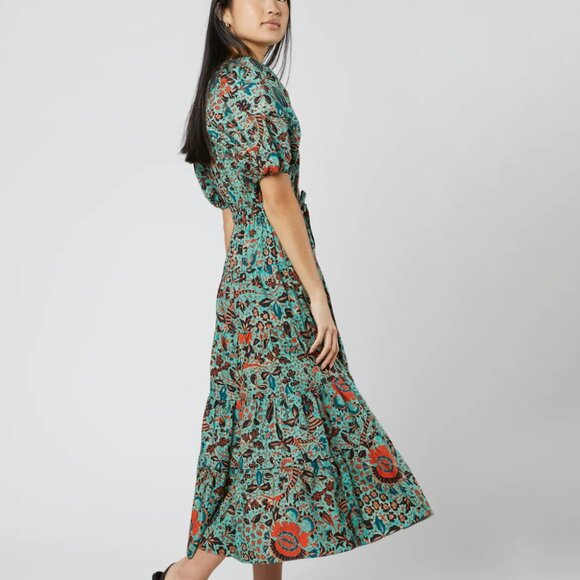 Olina Dress in Jade by Ulla Johnson size 12 NWOT - Picture 6 of 6